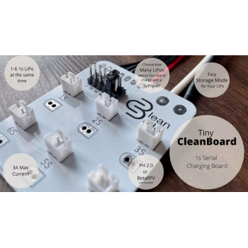Płytka szeregowego ładowania 1S CleanBuild CleanBoard Tiny Kit
